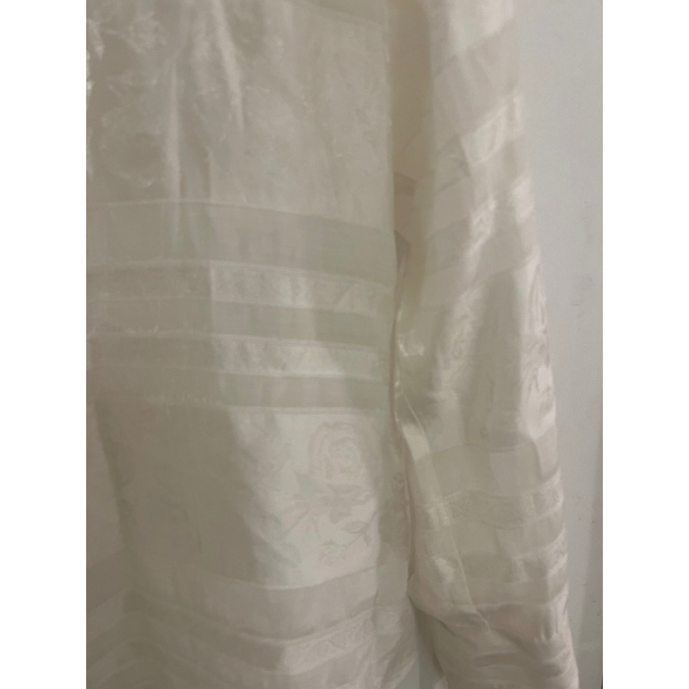 Vintage Y2K Cache Button Up Blouse White Business Office Siren Citygirl Chic - Picture 3 of 6